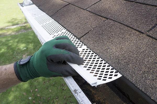 gutter guards are available in a variety of colors and styles to blend seamlessly with your existing gutters and roofline